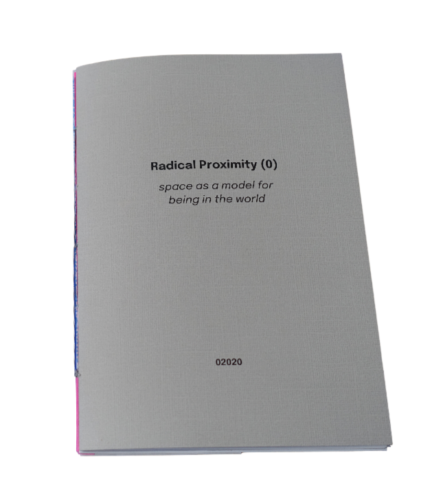 Radical Proximity - zine cover
